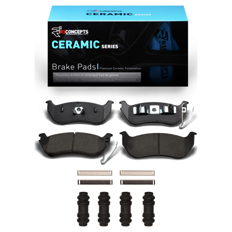 Ford Explorer Brake Pads - Rear - R1 Concepts - Ceramic - `06-`10